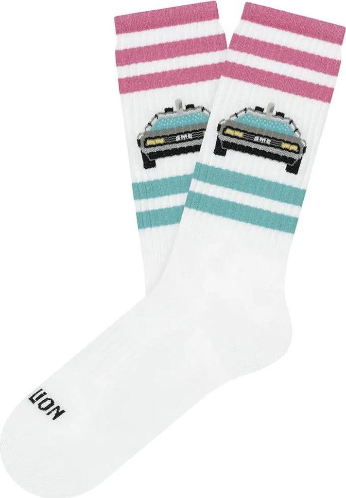 Jimmy Lion Athletic Delorean Lange Socken Weiß EU 41-46 Produktbild 