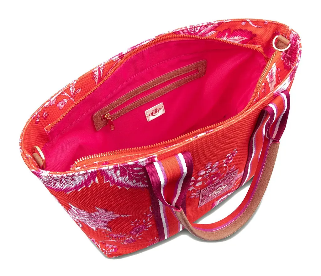 Grand Sac Cabas Femme Multicolore Oilily Tara avec Bandoulière Sits - 4