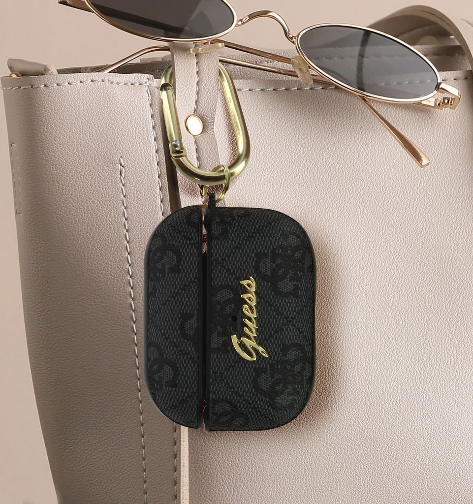 Guess 4G Script PC /PU-Hülle für AirPods Pro Grau Obrázok produktu 13