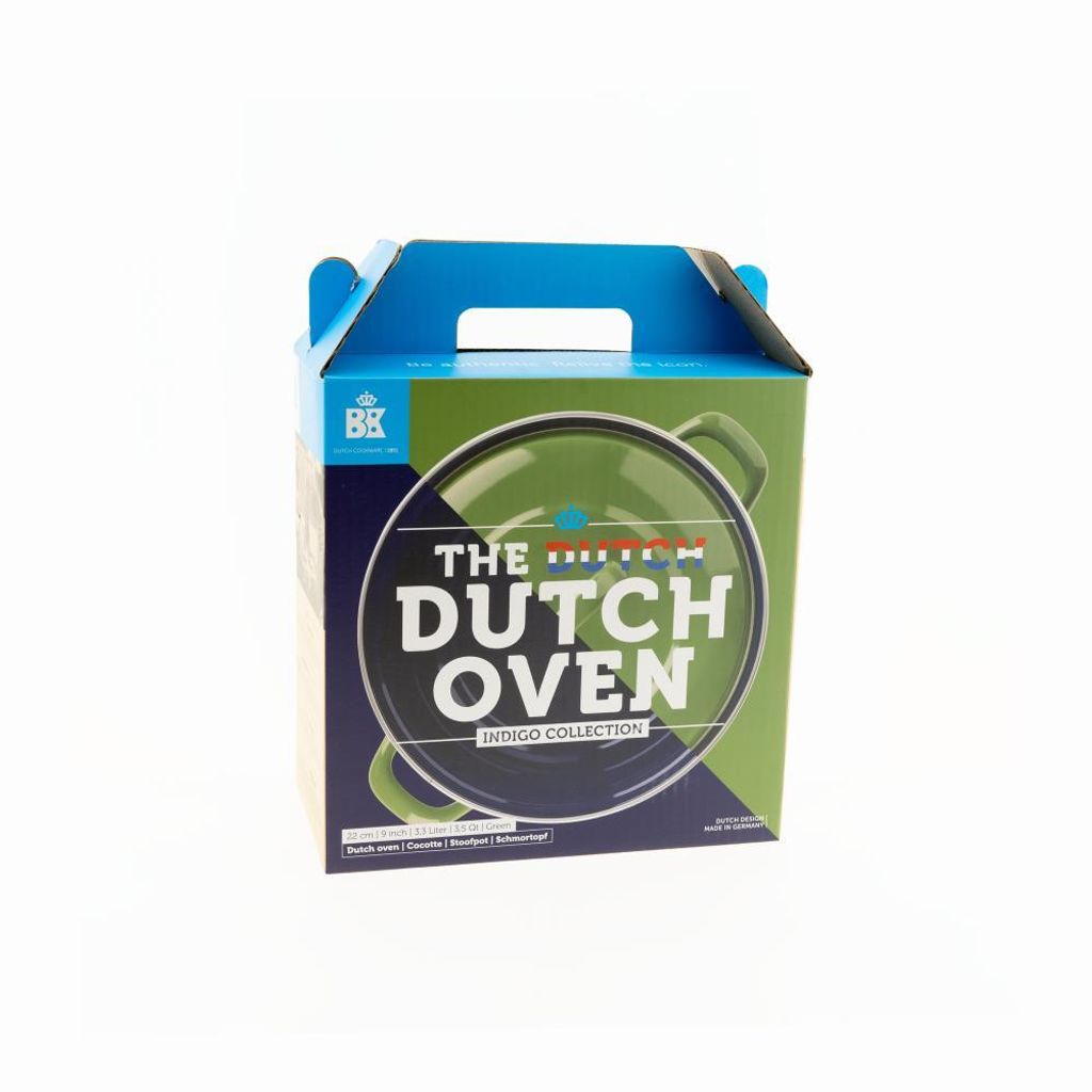 BK Dutch Oven 22 cm Verde - Casseruola smaltata con Immagine del prodotto 