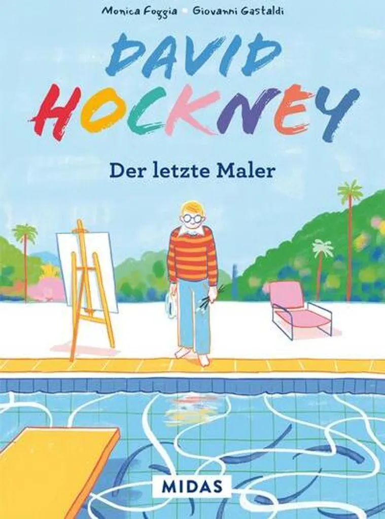 Affiche David Hockney A Bigger Splash Poster d'Art Contemporain 50x70cm