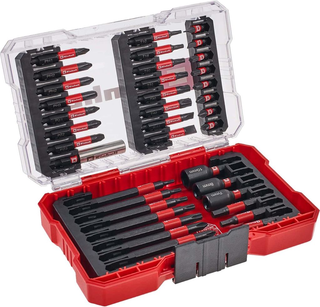 EINHELL Impact Bit-Set, 109250, M-Case, 38-teilig