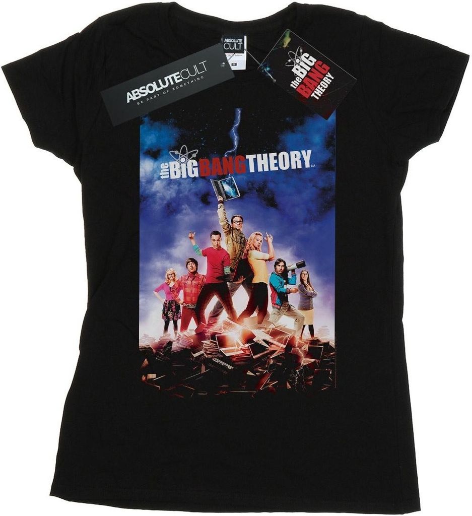 The Big Bang Theory - T-Shirt für Damen BI9577 (L) (Schwarz)