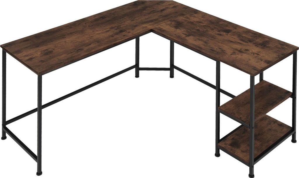 tectake Schreibtisch Hamilton 138 x 138 x 75,5 cm