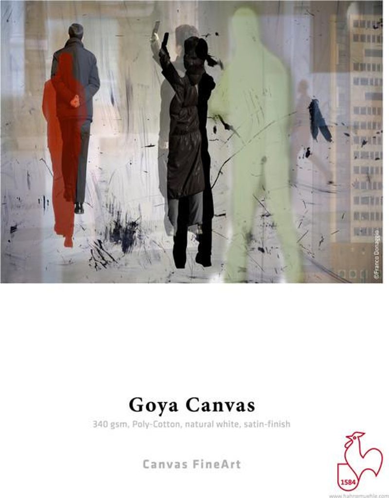 Hahnemühle Goya Canvas Inkjet-Leinwand - 340 g/m² - 44" x 12 m - 1 Rolle