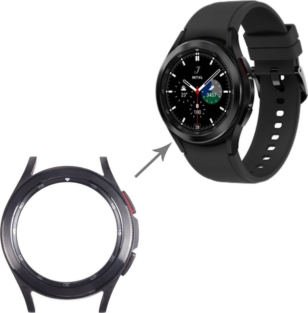 Für Samsung Galaxy Watch 4 Classic 42mm SM-R880 LCD Rahmen Bezel Ersatzteil