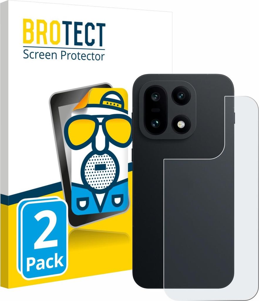 2x BROTECT Schutzfolie für OnePlus 15 (Rückseite) Displayschutz Displayschutzfolie Folie Matt Entspiegelungsfolie
