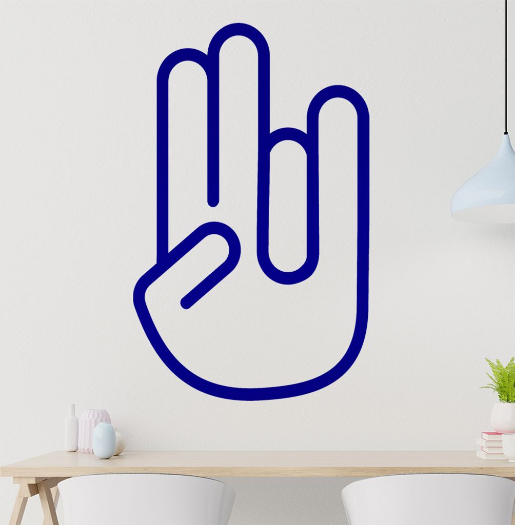 shockerhand Wandtattoo in 6 Größen - Wandaufkleber Wall Sticker - Dekoration, Küche, Wohnzimmer, Schlafzimmer, Badezimmer