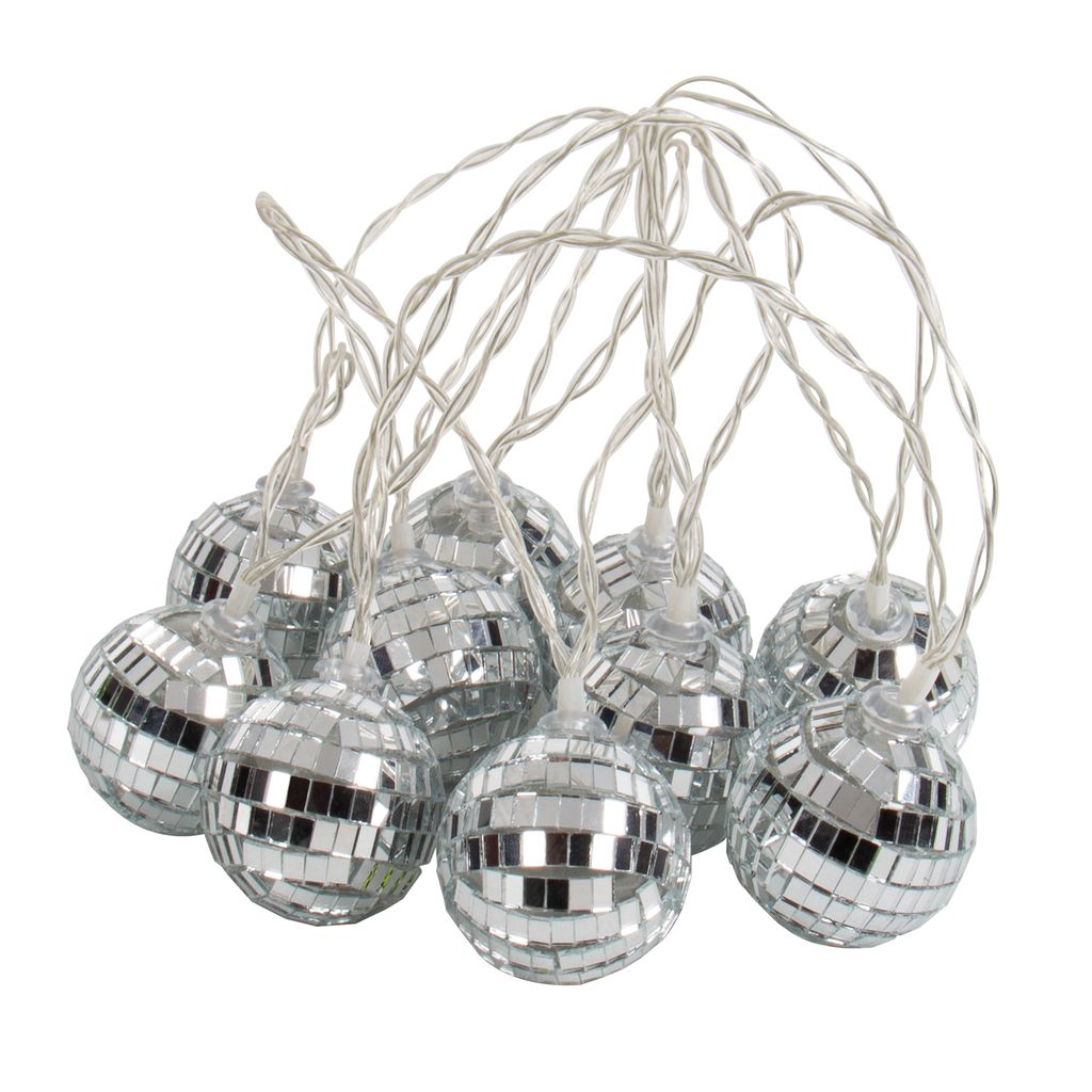 Mini boule à facettes Chaîne lumineuse disco Éclairage de Image du produit 