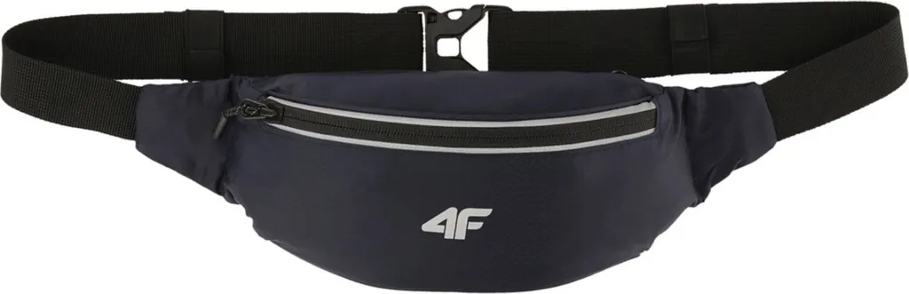 Petit sac banane 4F AKB002 réglable et résistant en toile bleu marine