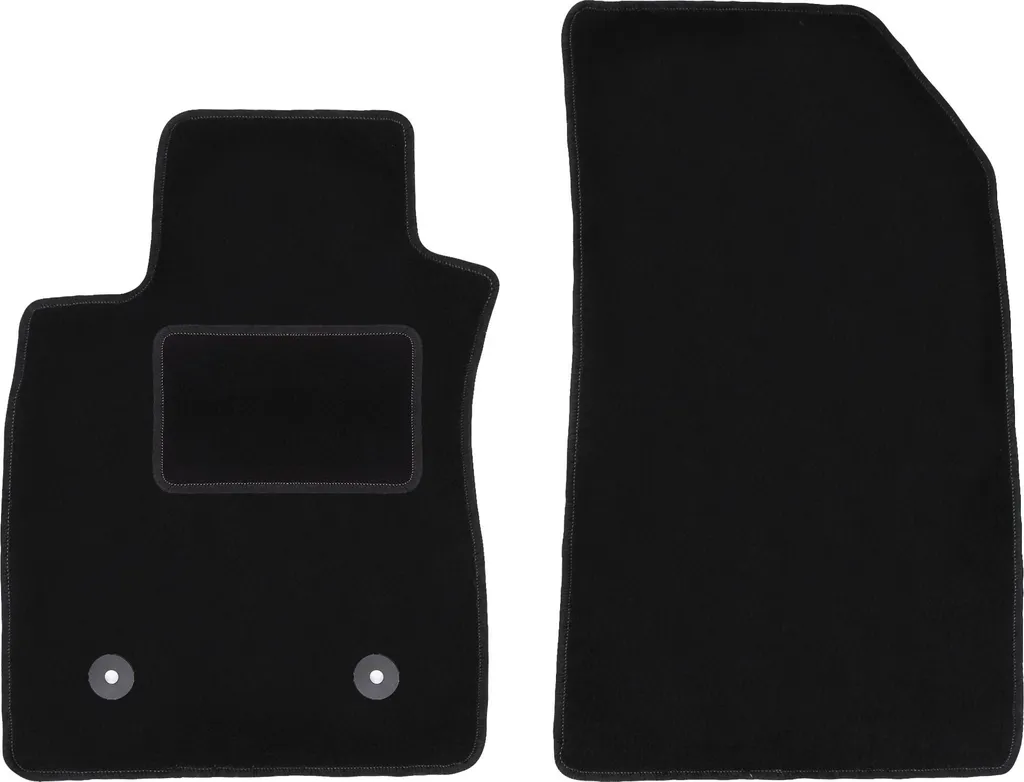 Tappeti Auto in Velluto Renault Clio IV Wielganizator Neri - Kit 2 pz
