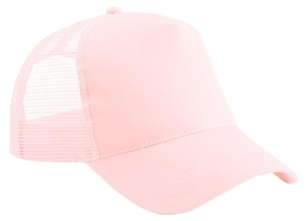 Beechfield - Trucker Cap Snapback für Kinder LT643 (Einheitsgröße) (Pastell-Rosa)