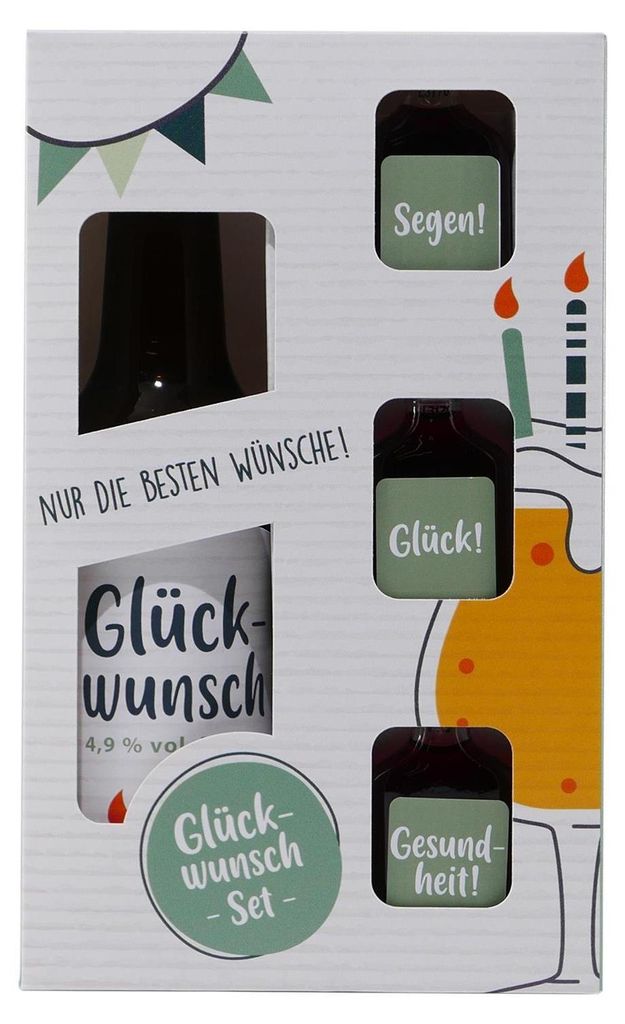 Geschenkverpackung "Glückwunsch"