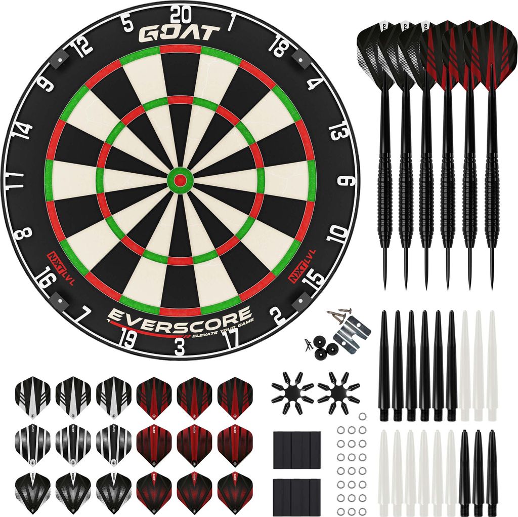 GOAT -  Everscore NXT LVL, Madagascar Sisal Dartboard, Produktbild 