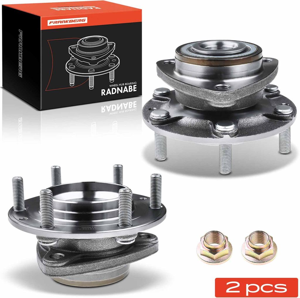 Frankberg 2x Radnabe Radlagersatz Vorne für KIA Carnival/Grand Carnival III 2.2L 2.7L 2.9L 2006-2015