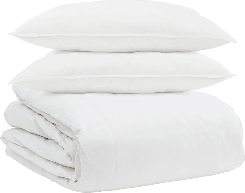 vidaXL Set Piumini 3 Pezzi Piuma Bianca: Morbidezza e Calore per il Letto
