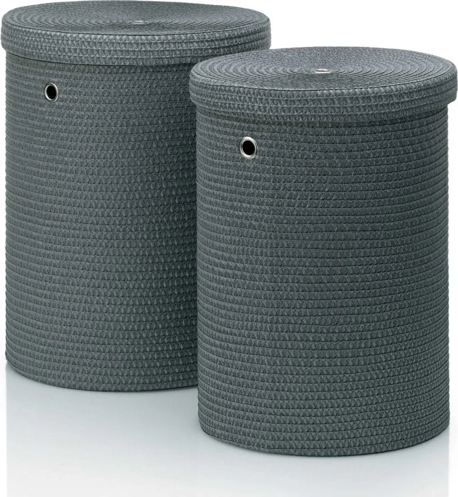 Paniers de rangement pour produits d'entretien gris KELA RIMOSSA PP
