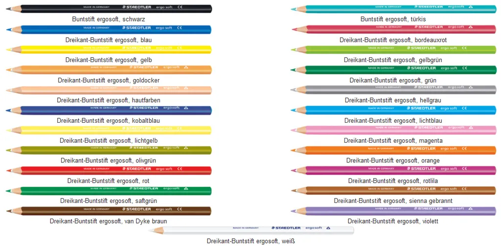 Staedtler® 157-57 matita colorata ergo soft® 157 - 3 mm, verde oliva