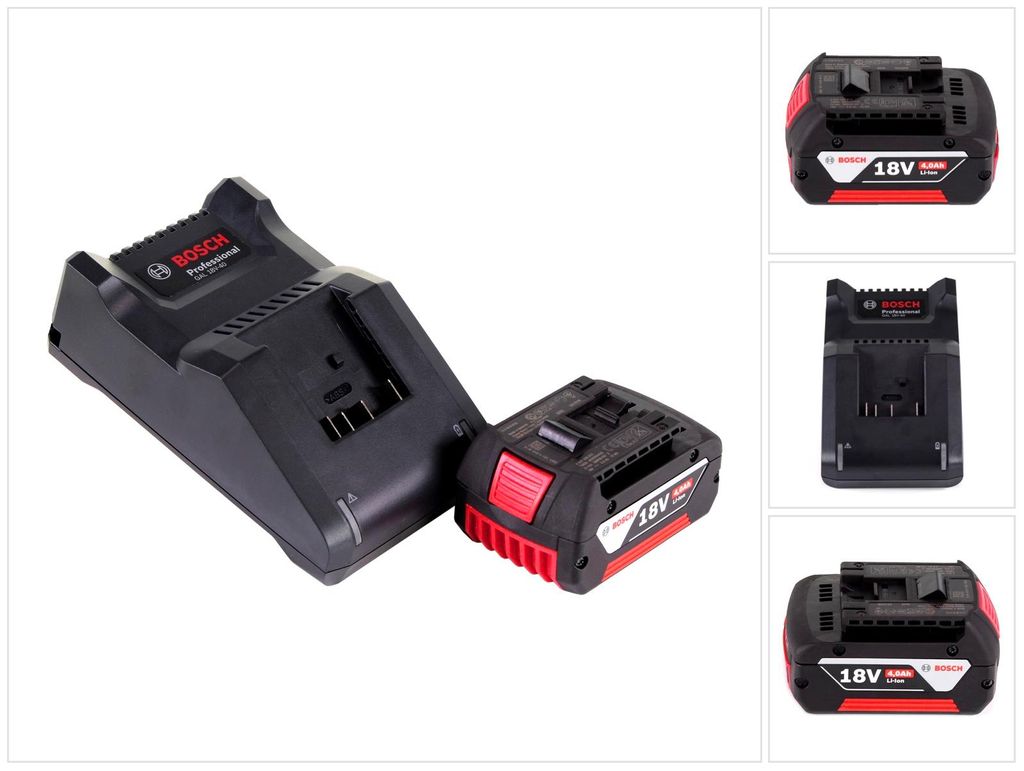 Startovací sada Bosch 1x akumulátor GBA 18 V 4,0 Ah + Obrázek produktu 