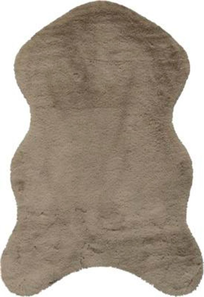 Kunstfell Florenz Shape choco waschbar 55x80 cm