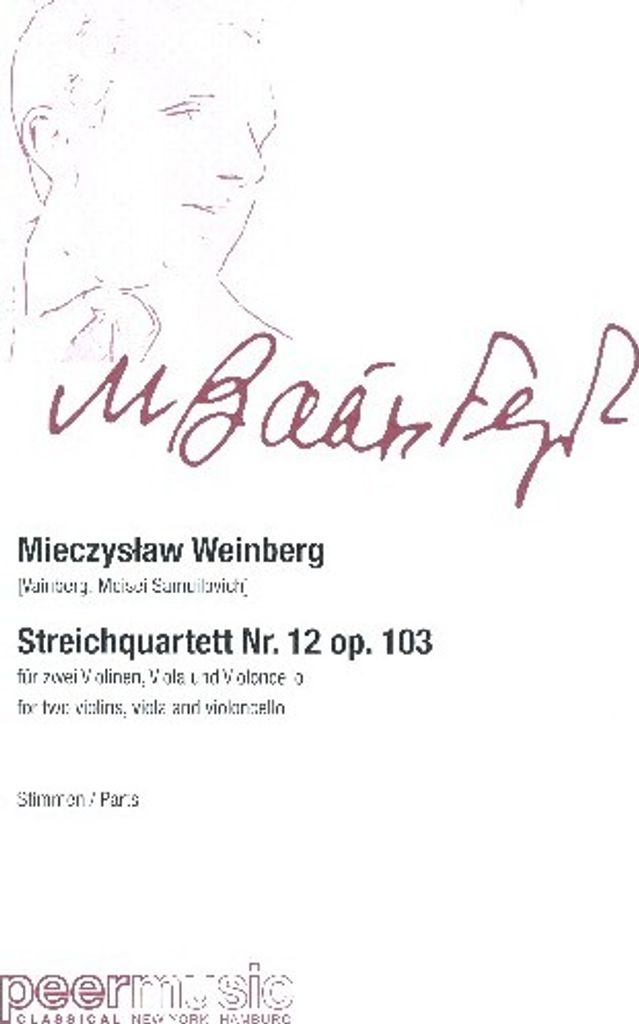 Streichquartett Nr. 12 op.103 Stimmen