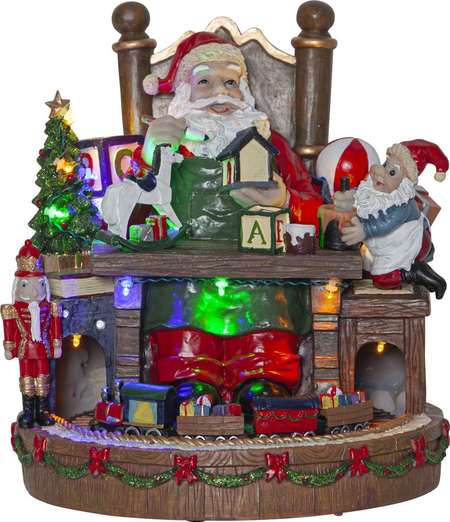 Star LED-Weihnachtsz. 'Merryville', Santa/Schreibtisch,