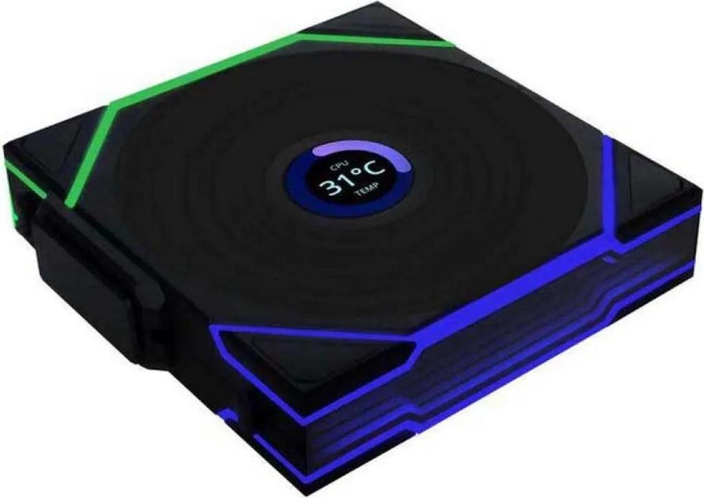 LIAN LI Set of 3 Lian Li Uni Fan TL Wireless LCD RGB case fans - 12cm (Black)