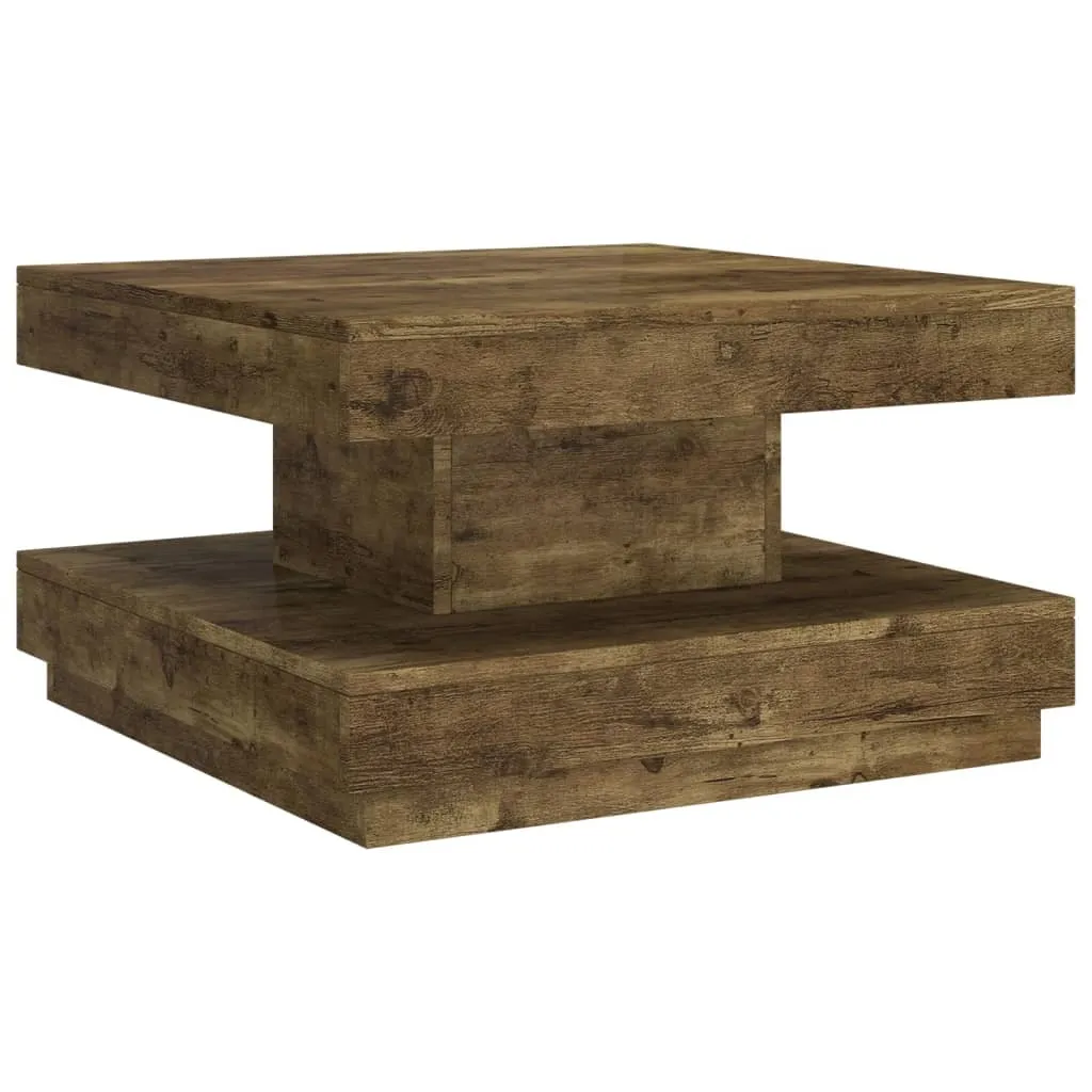 Tavolino Marrone Scuro 60x60x35 cm MDF | Mobile Salotto Moderno