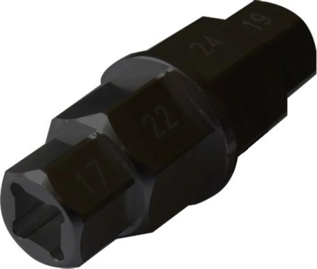 Douille axe JMP multi-empreintes 17-24mm longueur 70mm acier