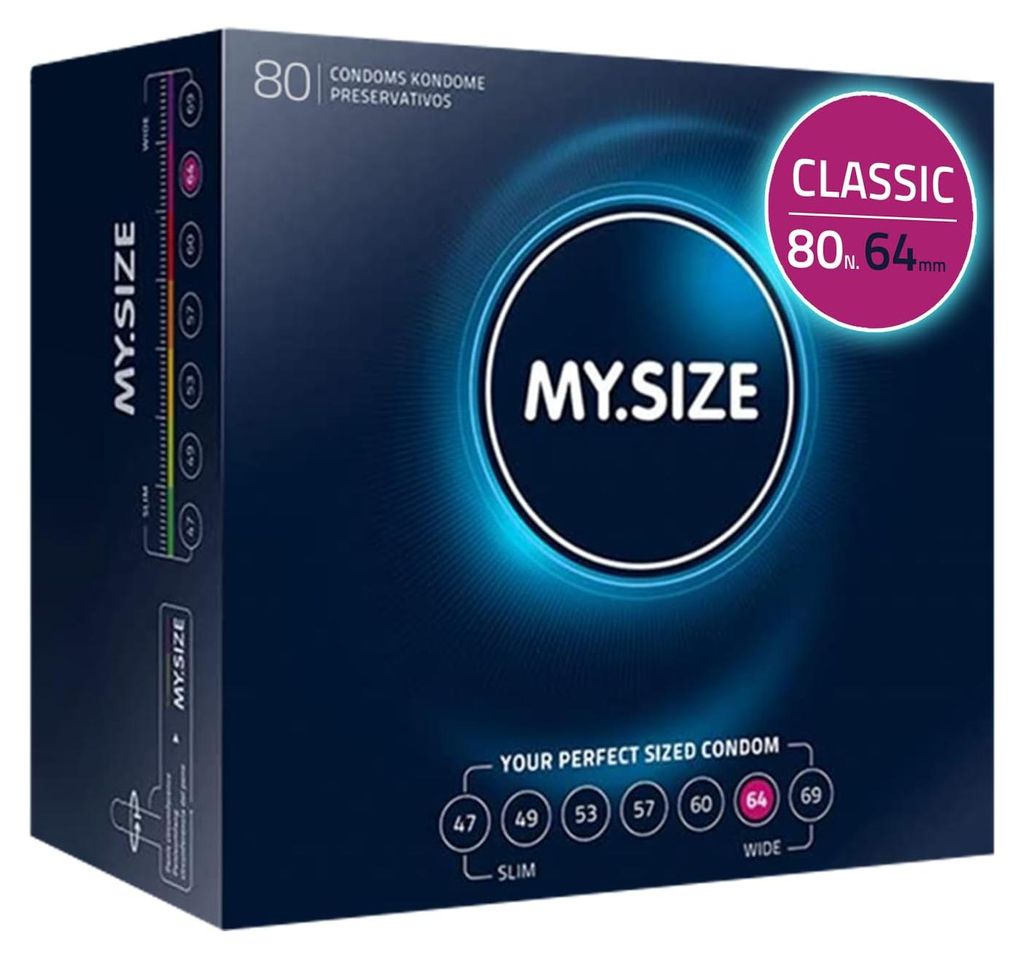 Prezerwatywy MY.SIZE Classic rozmiar 6 | szerokość 64 mm | Zdjęcie produktu 