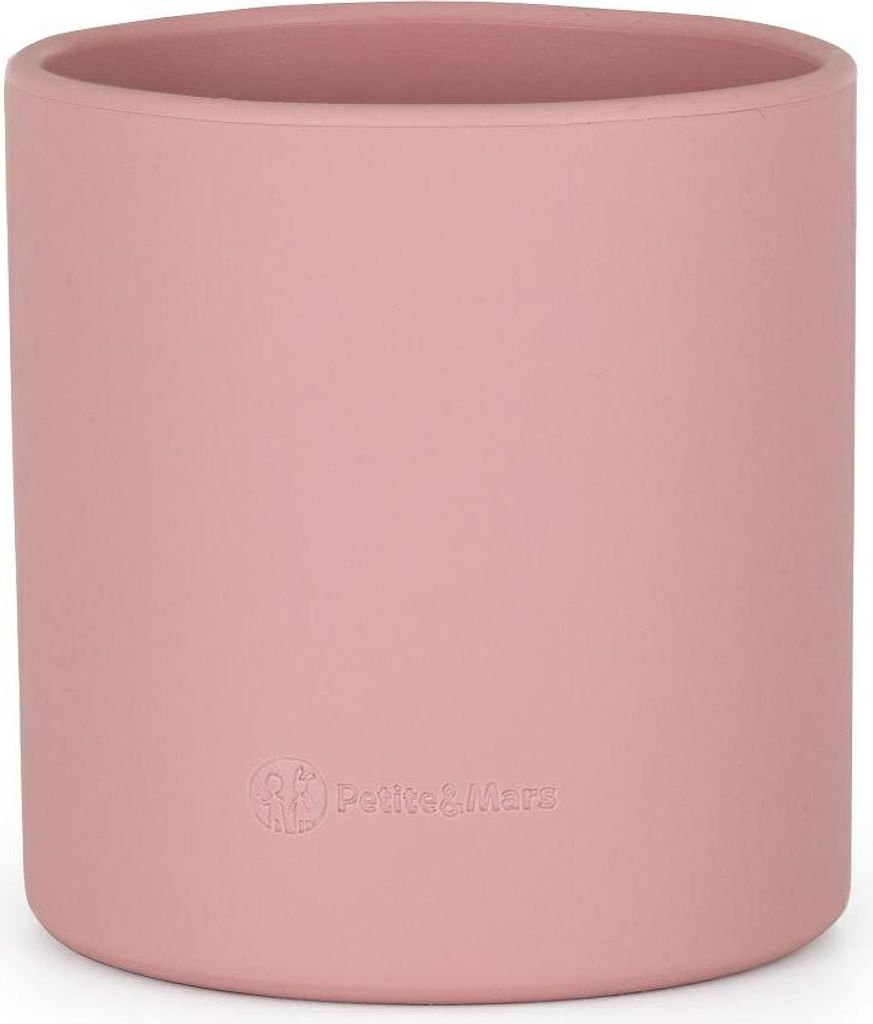 PETITE&MARS Hrnek silikonový Take&Match Dusty Rose 6m+ Obrázek produktu 