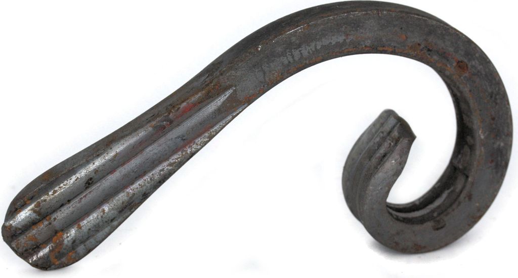 UHRIG Schmiedeeisen Schnörkel, Bogen geschmiedet für z.B. Zaun, Geländer uvm. 135x65mm aus 12x12mm Stahl