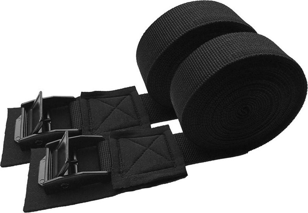 Zurrgurte, gepolsterte Cam-Lock-Schnallengurte fuer Motorrad, Fracht, LKW, Anhaenger, Gepaeck, Surfbrett