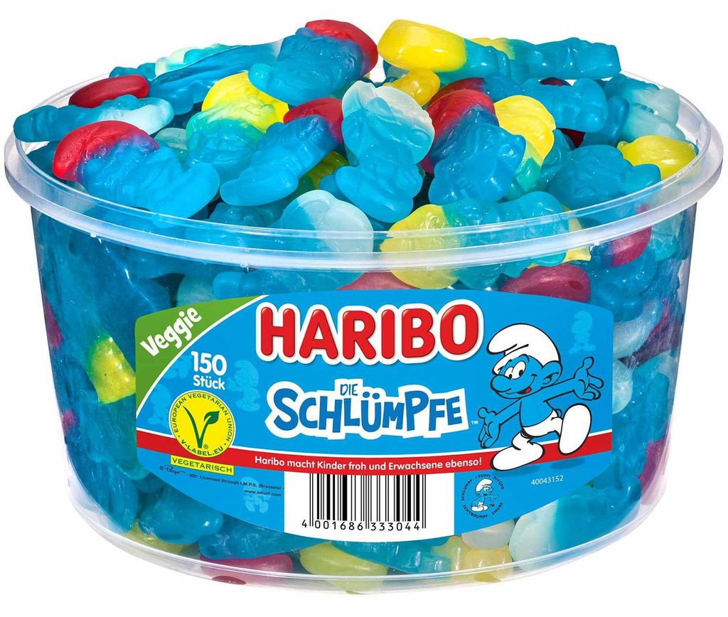 HARIBO 33304 Gomma alla frutta SCHLÜMPFE Gomma alla frutta Immagine del prodotto 