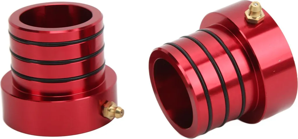Joint de tube d'essieu avant pour Jeep Wrangler TJ en aluminium rouge