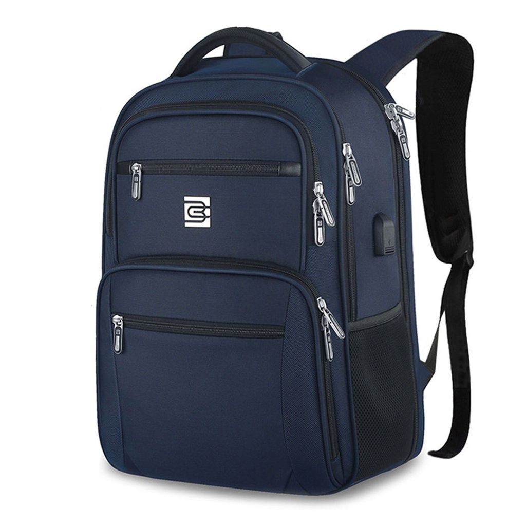 Laptop Rucksack mit USB-Ladebuchse und Laptopfach Anti-Diebstahl Schulrucksack Rucksäcke Herren Damen Jungen Teenager Laptoprucksack Laptoptasche ...