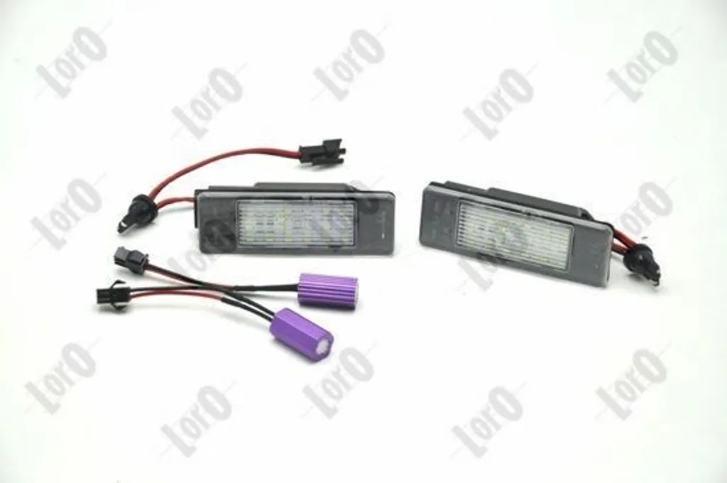 Illuminazione Targa LED ABAKUS 6340G9 | Eleganza per Citroen e Peugeot