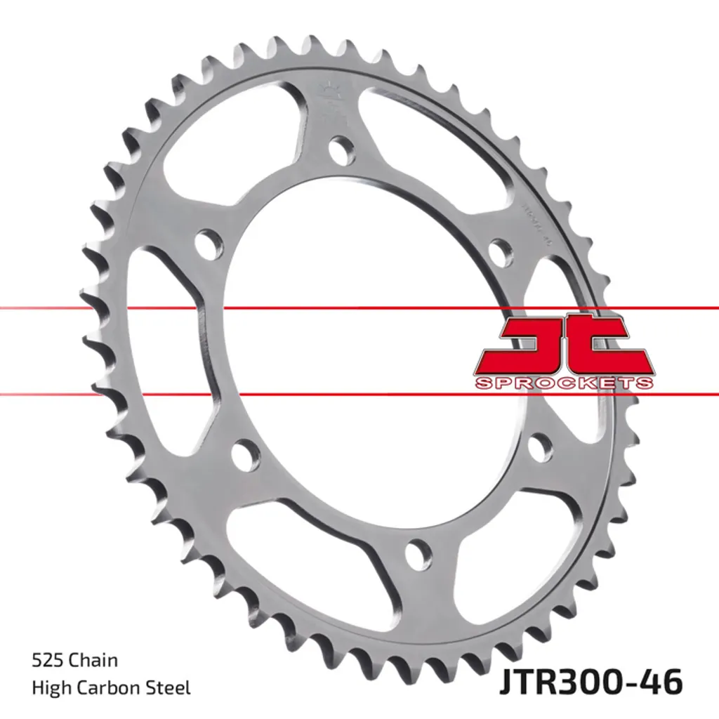 Pignon arrière moto 46 dents pas 525 SI pour kit chaîne de rechange