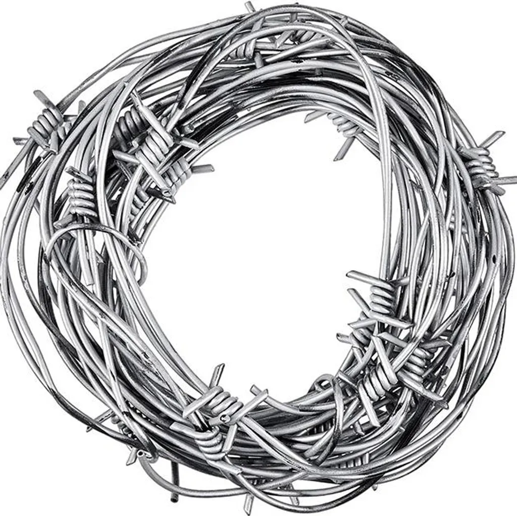 Decorazione Halloween Filo Spinato Finto Argento 2 Pezzi - INF Pro - 3