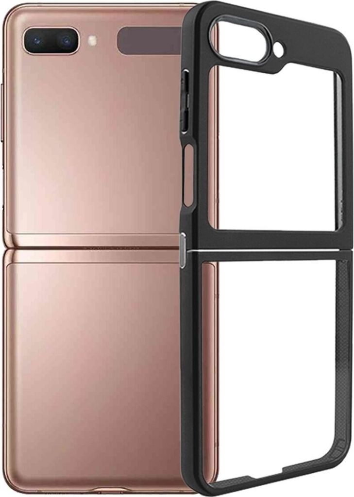 König Design Hülle kompatibel mit Samsung Galaxy Z Flip5 5G Kunststoff Soft Handyhülle - Handy Case Schwarz