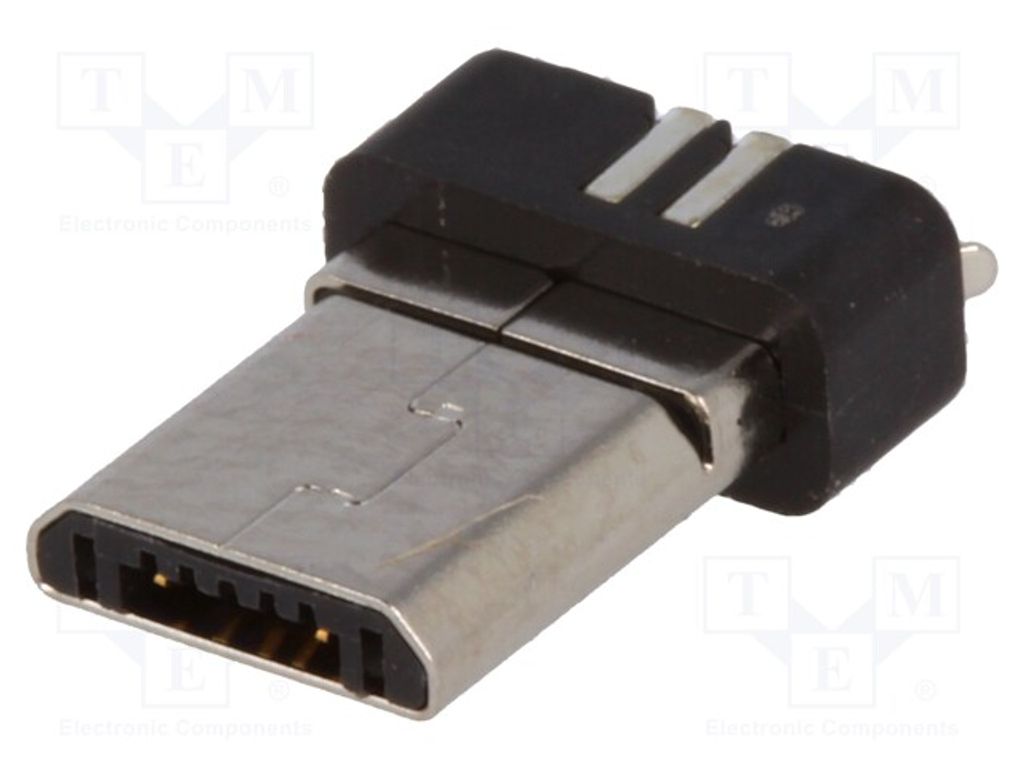 1x Stecker Löten Überziehen mit Leitmasse USB B micro PIN: 5 ESB22B1101 USB und I