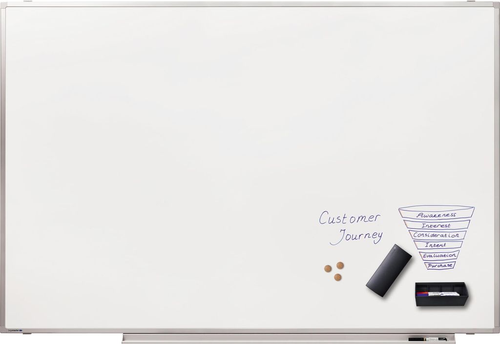 Legamaster PROFESSIONAL Whiteboard 155x300cm, 2980 x 1630 mm, Emaille, Horizontal / Vertikal, Fixed, Magnetisch, Anti-Kratz-Beschichtung