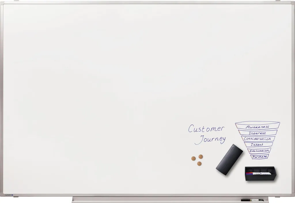 Tableau Blanc Legamaster 90x120 cm : Fini les Traces et les Rayures - 5