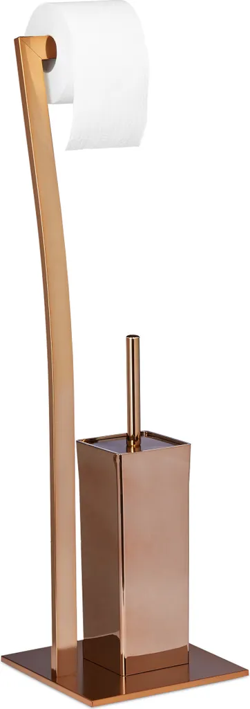 Garniture de WC en Acier Inoxydable Anti-Rouille avec Brosse Remplaçable