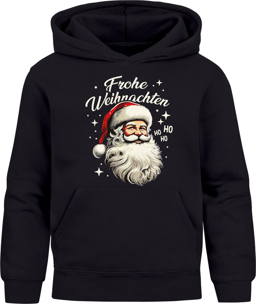 Kinder Hoodie Weihnachtspullover Jungen Mädchen Frohe Weihnachten Santa Retro Weihnachtsoutfit Kinder Moonworks