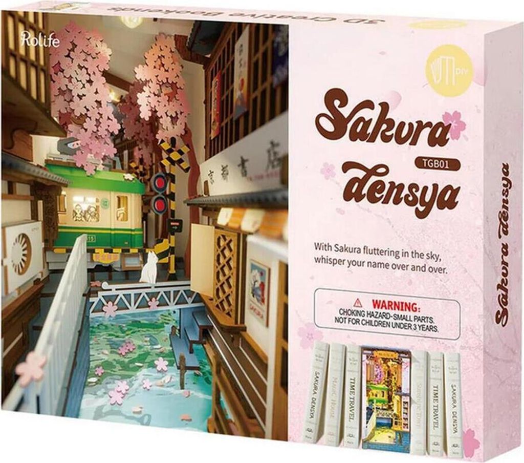 Skladací drevený LED model - Sakura Densya Obrázok produktu 6
