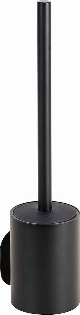 BEASY WC-Bürstenhalter Edelstahl Kunststoff Schwarz 97x80x355 mm für Bad & WC >> zum Kleben