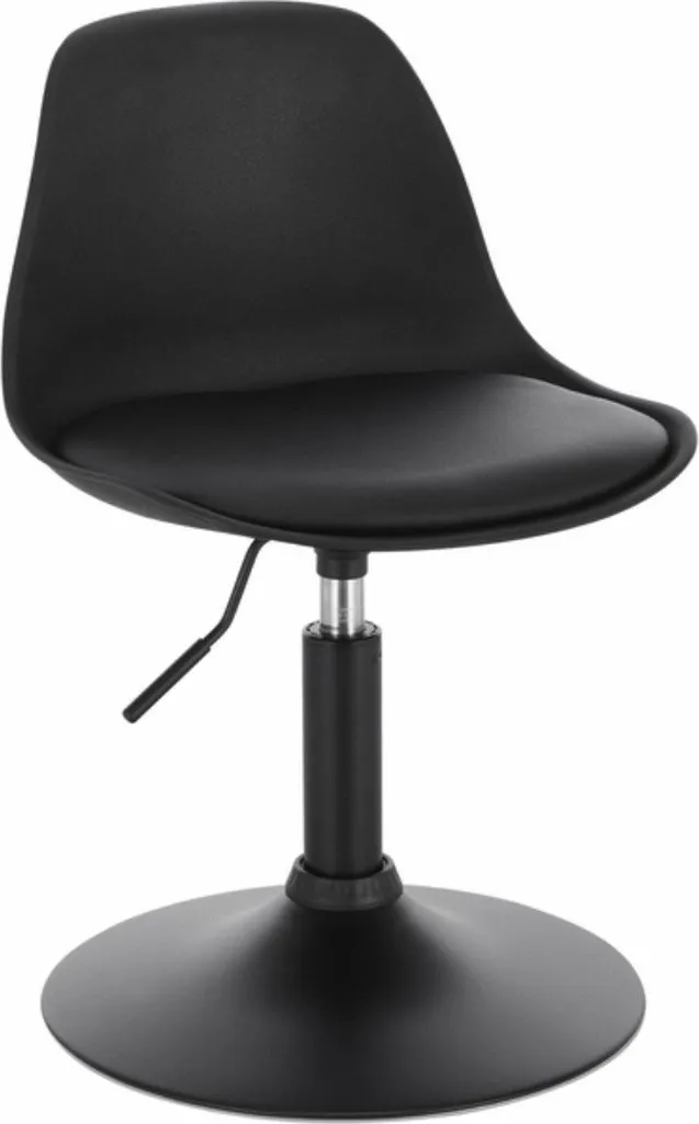 Chaise de bar haute Dublin en bois et similicuir gris pour îlot central