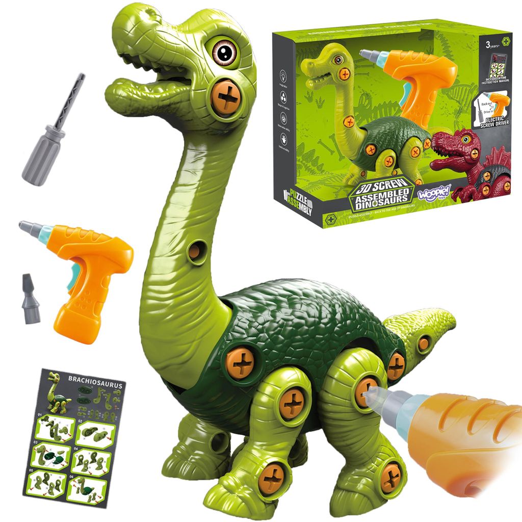 WOOPIE Dinosauro per kit ritorto + trapano 31 pezzi. Immagine del prodotto 