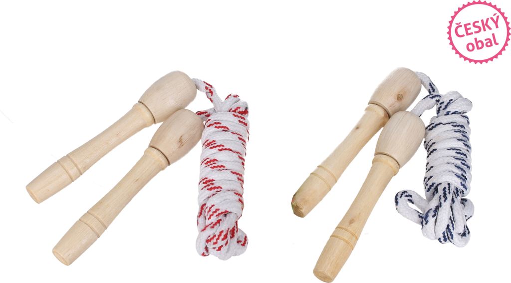 Holzspringseil 2,2 m – Tschechische Verpackung